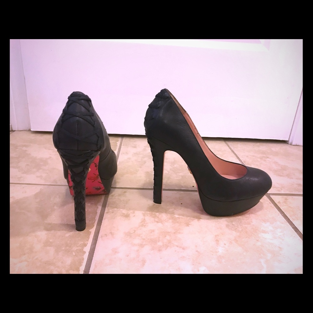 Betsey Johnson Dita corset heel 8.5